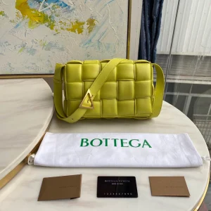 Bv Cassette Pillow Bag Size: 26x18cm Lemon Yellow