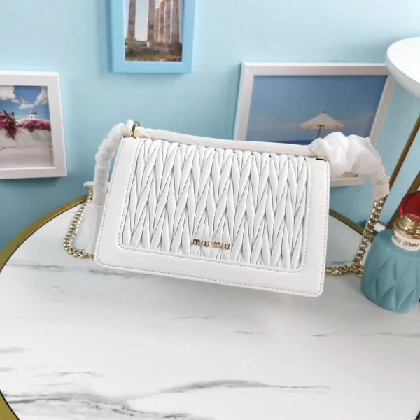 Miu Miu white Model: 5BD083 Size: 22X14X8cm - 图片 9