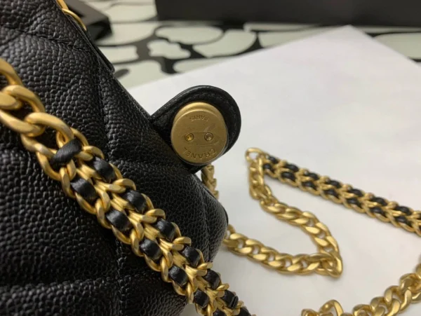 Black Vintage Backpack Size:20x19x8cm - 图片 8