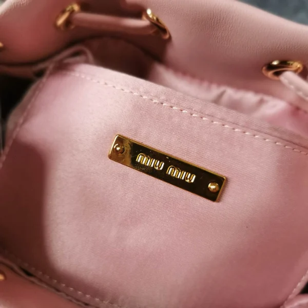 Miu Miu sheepskin size: 18, 20, 12 light pink Model: 5BE014 - 图片 4