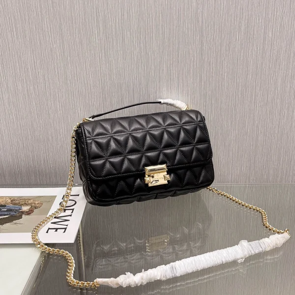 MK Sheepskin Bag Black Size: 25CmX16cmX8.5cm - 图片 10