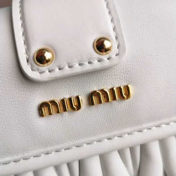 miu miu bronze metal white Model: 5BH188 size: L16.5, H24, W6.5 - 图片 2