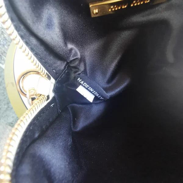 Matelasse metal chain shoulder strap with zipper pocket size: 17 2.5 9 Length: 115cm - 图片 12