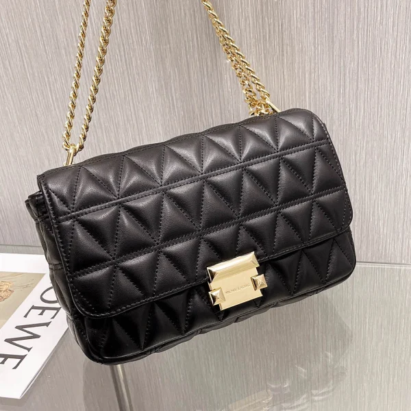 MK Sheepskin Bag Black Size: 25CmX16cmX8.5cm - 图片 16