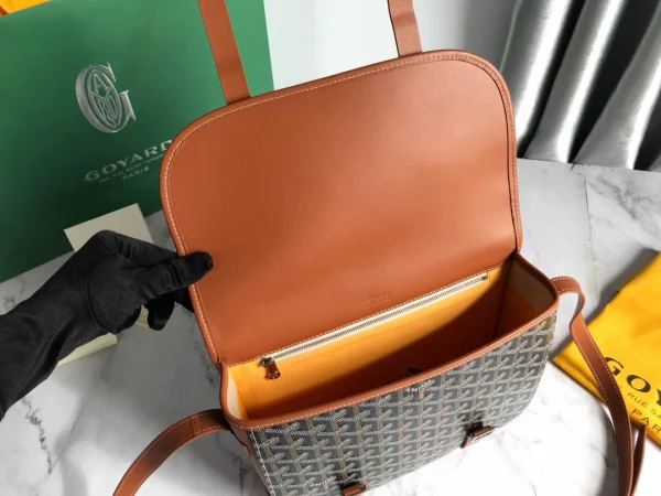 Belvdre double strip messenger bag Model: GY020098 Size: 22*17*9.5Cm - 图片 4