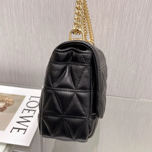 MK Sheepskin Bag Black Size: 25CmX16cmX8.5cm - 图片 14
