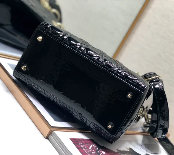 Black lacquer, classic 5 compartments 24cm - 图片 4