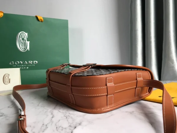 Belvdre double strip messenger bag Model: GY020098 Size: 22*17*9.5Cm - 图片 7