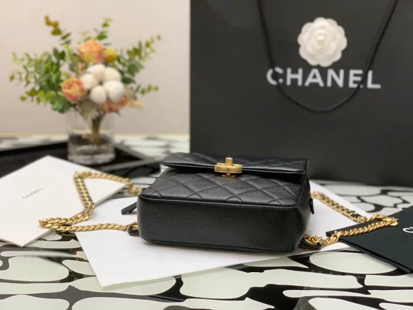 Black Vintage Backpack Size:20x19x8cm - 图片 9