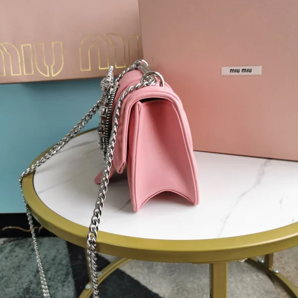 Miu Miu cherry blossom pink Model: 5BD084# size: 20, 5.5, 12 - 图片 8