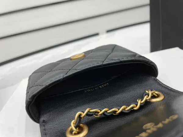 A68110 Chanel 22B Love Chain Waist Bag Size:7*10.3*2.5cm - 图片 2