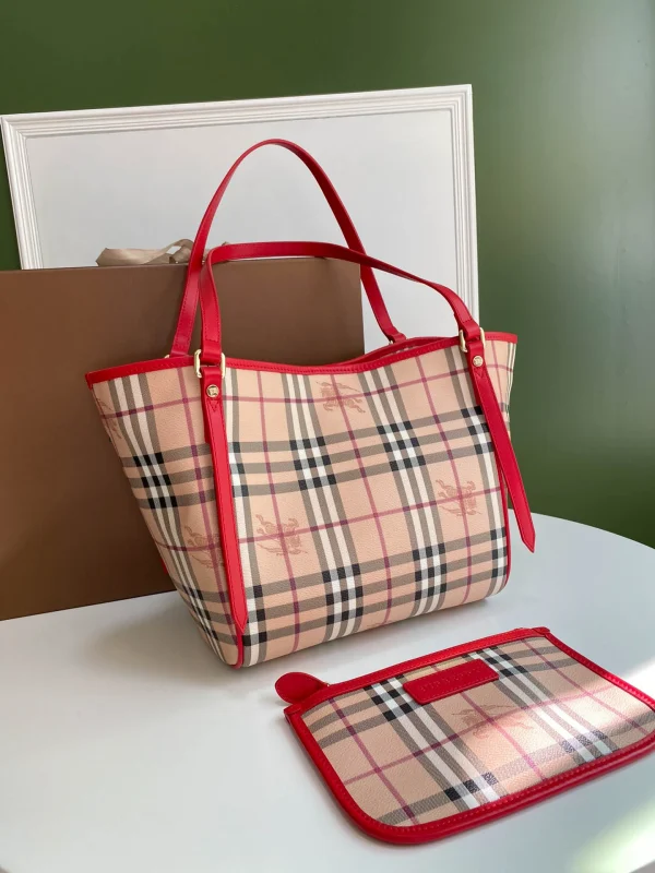 Checkered Tootsie Bag Size:W25.5*H29*D10cm Code:400123 - 图片 9