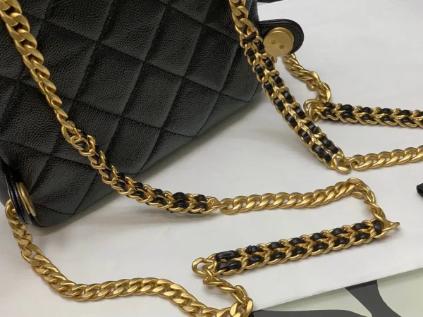 Black Vintage Backpack Size:20x19x8cm - 图片 7
