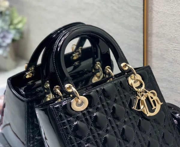 Black lacquer, classic 5 compartments 24cm - 图片 8