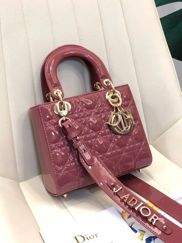 ABCDior Calf Lacquered Rattan Tote Size 20 x 16.5 x 8cm - 图片 8