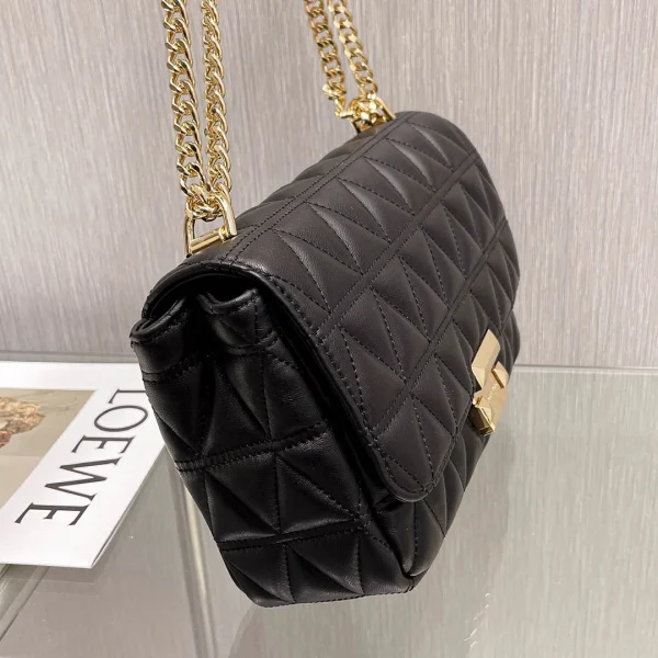 MK Sheepskin Bag Black Size: 25CmX16cmX8.5cm - 图片 15