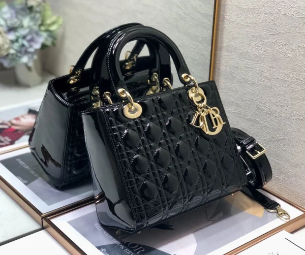 Black lacquer, classic 5 compartments 24cm - 图片 9